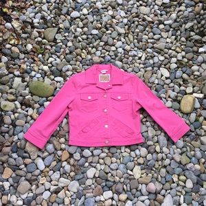 American Eagle Jean Jacket Pink Medium